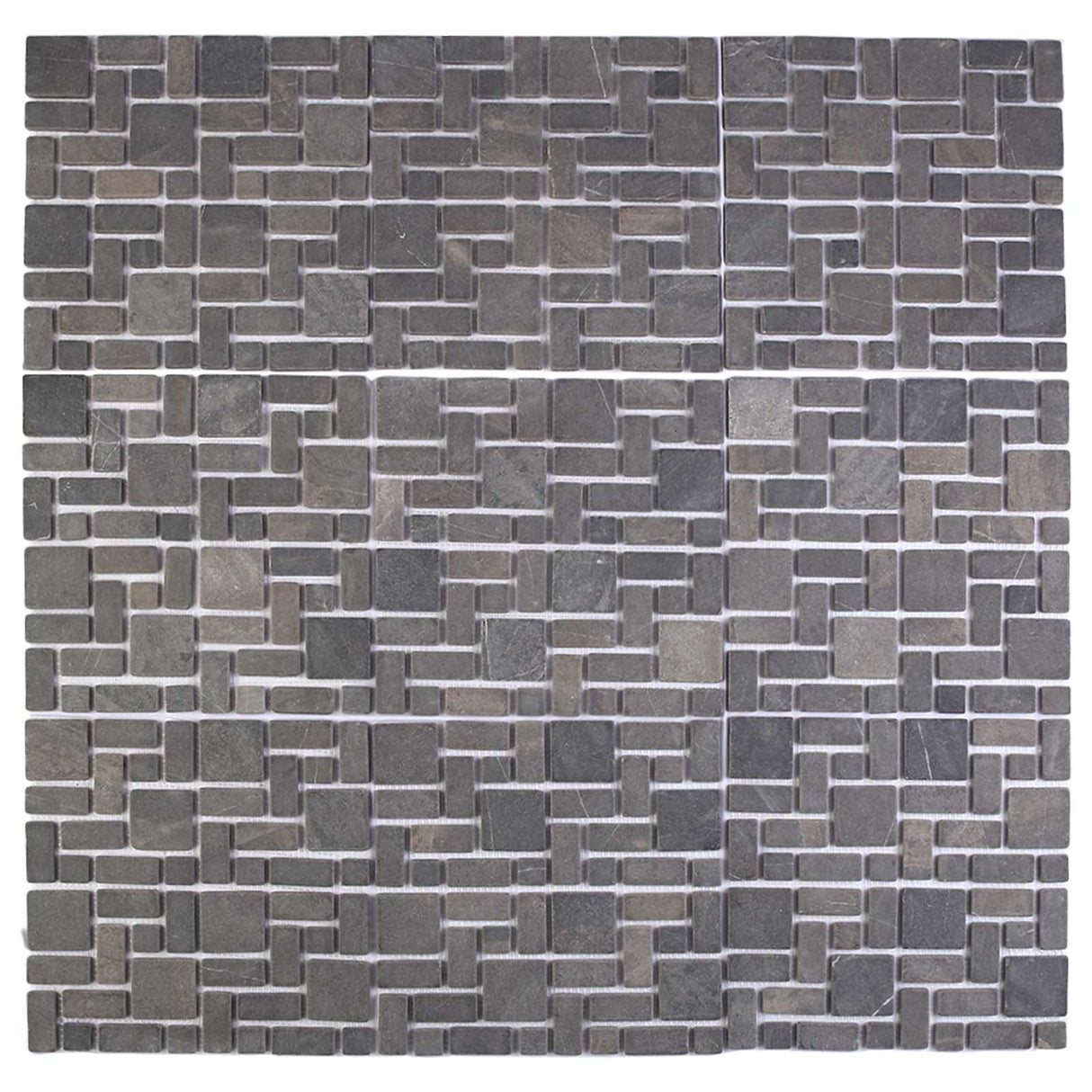vidaXL Mozaïektegels Crèmekleurig 30 x 30 cm Marmer