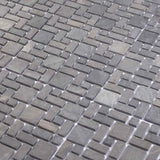 vidaXL Mozaïektegels Crèmekleurig 30 x 30 cm Marmer