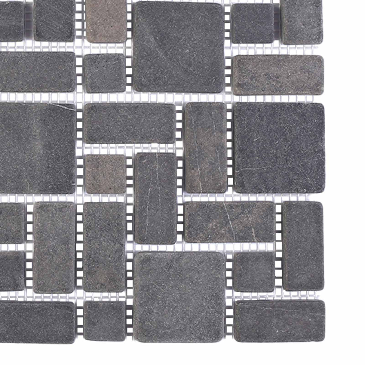 vidaXL Mozaïektegels Crèmekleurig 30 x 30 cm Marmer