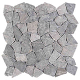 vidaXL Mozaïektegels Lichtgrijs 30 x 30 cm Marmer