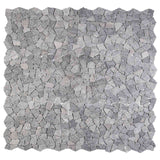 vidaXL Mozaïektegels Lichtgrijs 30 x 30 cm Marmer