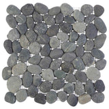 vidaXL Kiezeltegels Beige en lichtroze 30 x 30 cm Rivier Kiezel