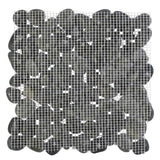 vidaXL Kiezeltegels Beige en lichtroze 30 x 30 cm Rivier Kiezel