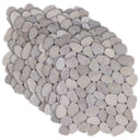 vidaXL Kiezeltegels Taupe 30 x 30 cm Rivier Kiezel