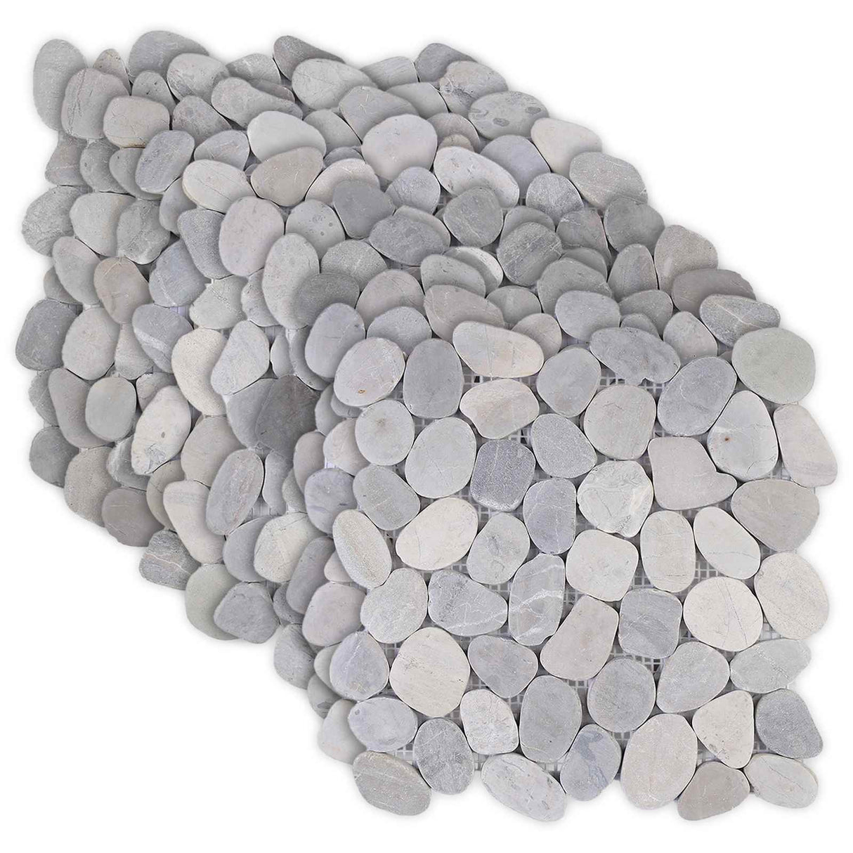 vidaXL Kiezeltegels Taupe 30 x 30 cm Rivier Kiezel