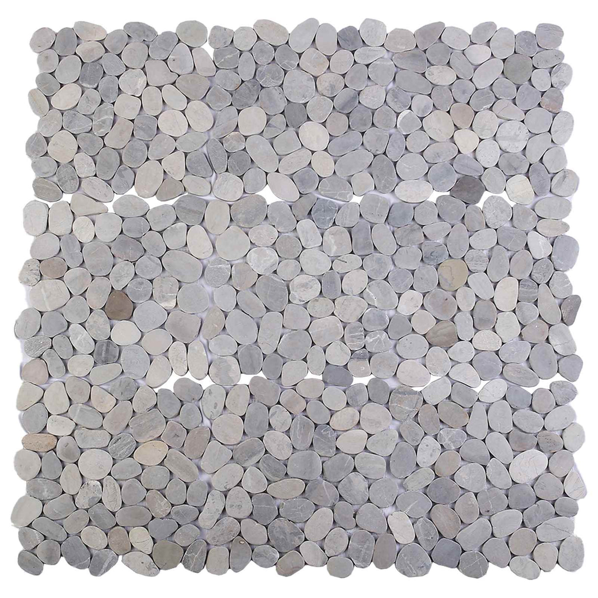 vidaXL Kiezeltegels Taupe 30 x 30 cm Rivier Kiezel