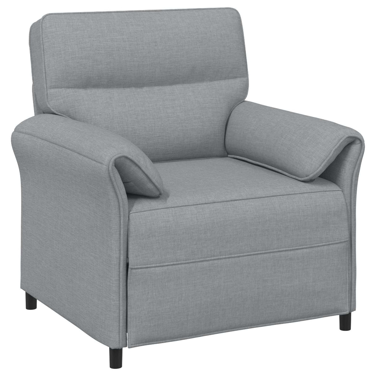 vidaXL Bank 100% polyester metalen frame MDF, Multiplex