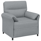 vidaXL Bank 100% polyester metalen frame MDF, Multiplex