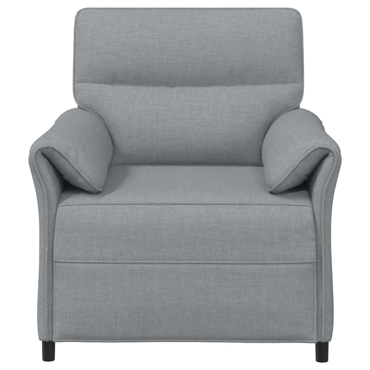 vidaXL Bank 100% polyester metalen frame MDF, Multiplex