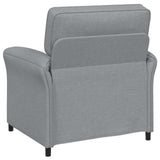 vidaXL Bank 100% polyester metalen frame MDF, Multiplex