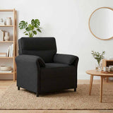 vidaXL Bank 100% polyester metalen frame MDF, Multiplex