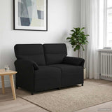 vidaXL Bank 100% polyester metalen frame MDF, Multiplex