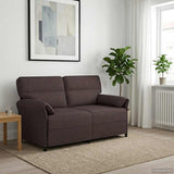 vidaXL Bank 100% polyester metalen frame MDF, Multiplex