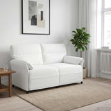 vidaXL Bank 100% polyester metalen frame MDF, Multiplex