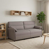 vidaXL Bank 100% polyester metalen frame MDF, Multiplex