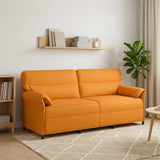 vidaXL Bank 100% polyester metalen frame MDF, Multiplex
