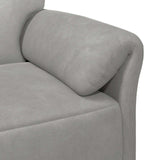 vidaXL 1-Zits Bank Lichtgrijs 88 x 83 x 95 cm Fluweel