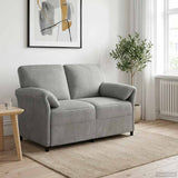 vidaXL 1-Zits Bank Lichtgrijs 88 x 83 x 95 cm Fluweel