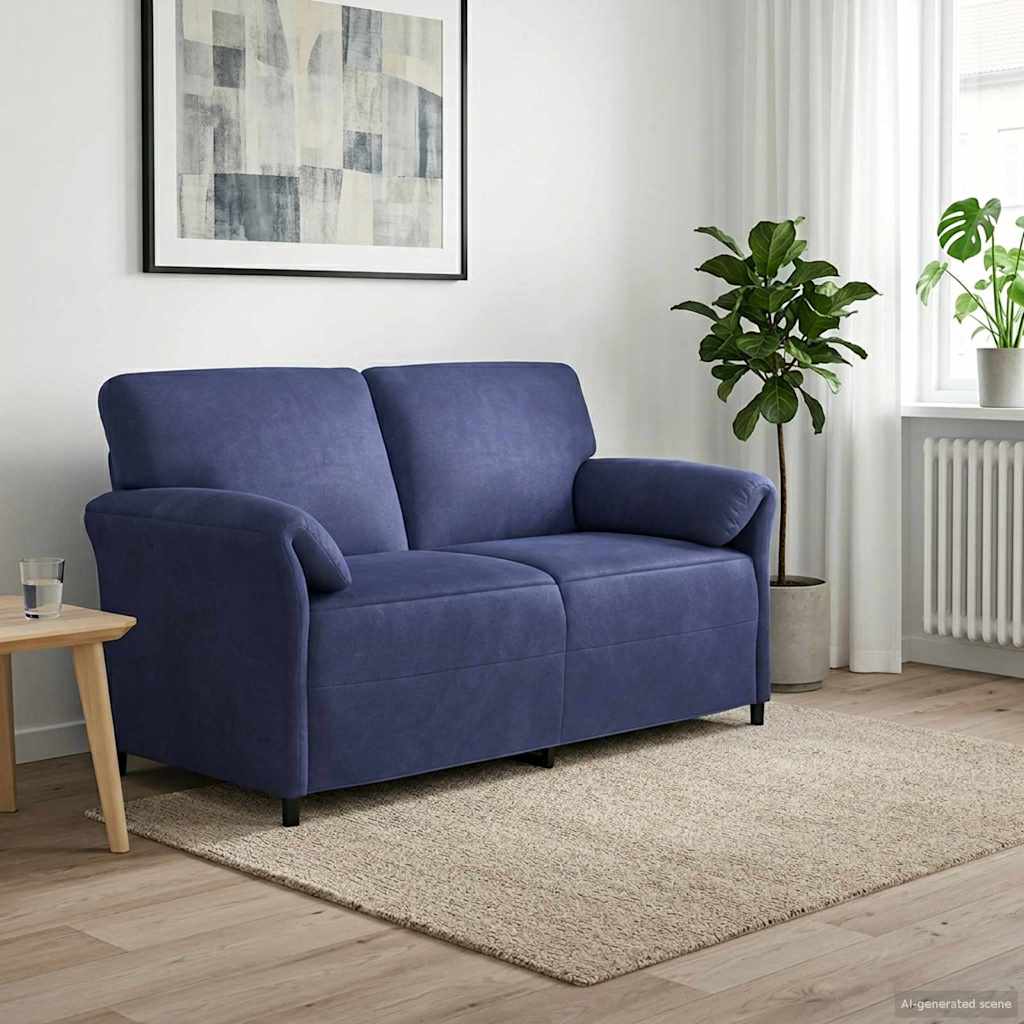 vidaXL 1-Zits Bank Lichtgrijs 88 x 83 x 95 cm Fluweel