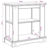 vidaXL Aquarium Stand CORONA Bruin 60 x 30 x 60 cm 150 kg