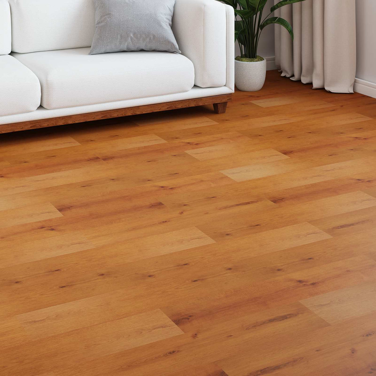 vidaXL Laminaatvloer 5 pcs Donker Walnoot 101 x 20 x 0,8 cm