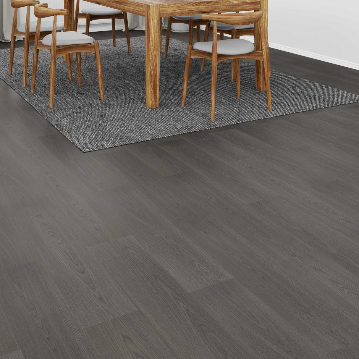 vidaXL Laminaatvloer 5 pcs Donker Walnoot 101 x 20 x 0,8 cm