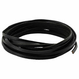 vidaXL Leren riem Zwart 200 x 0,3 cm Leer