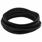 vidaXL Leren riem Zwart 200 x 0,3 cm Leer