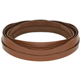 vidaXL Leren riem Zwart 200 x 0,3 cm Leer
