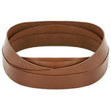 vidaXL Leren riem Zwart 200 x 0,3 cm Leer