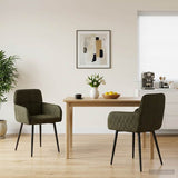 vidaXL Eetstoelen 4 pcs Kunst Suède Leer Bruin 59 x 56,5 x 85 cm