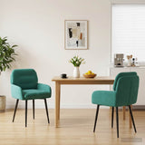 vidaXL Dining Chairs 4 pcs velvet Light grey 59 x 59.5 x 90 cm