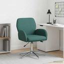 vidaXL Swivel Chair 54 x 58 x 90 cm Light Grey Fabric