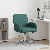 vidaXL Swivel Chair 54 x 58 x 90 cm Light Grey Fabric