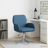 vidaXL Swivel Chair 54 x 58 x 90 cm Light Grey Fabric