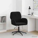 vidaXL Draaistoel 54 x 55 x 90 cm Lichtgrijs fluweel