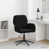 vidaXL Draaistoel 54 x 55 x 90 cm Lichtgrijs fluweel