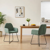 vidaXL Eetstoelen 4 pcs fluweel Lichtgrijs 55 x 50 x 84 cm