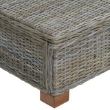 vidaXL Salontafel GENDT Natuurlijk Riet Naturel 67 x 60 x 30 cm