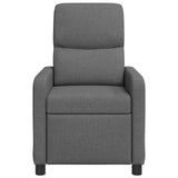 vidaXL Recliner Light Grey Fabric