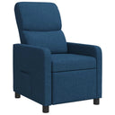 vidaXL Recliner Light Grey Fabric