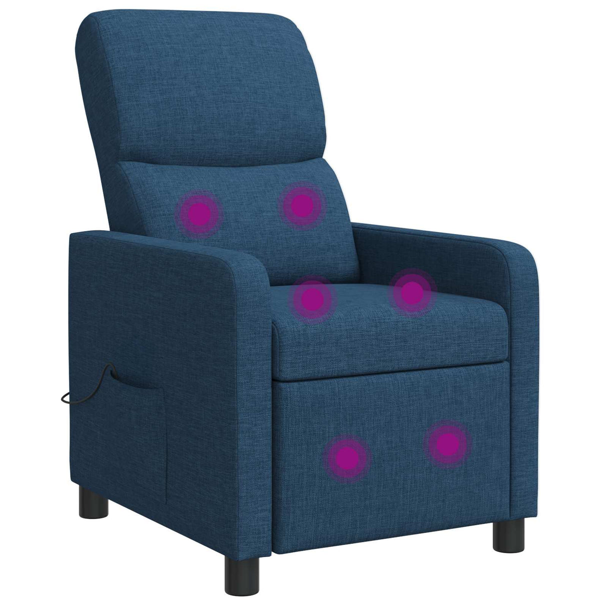 vidaXL Recliner Light Grey Fabric