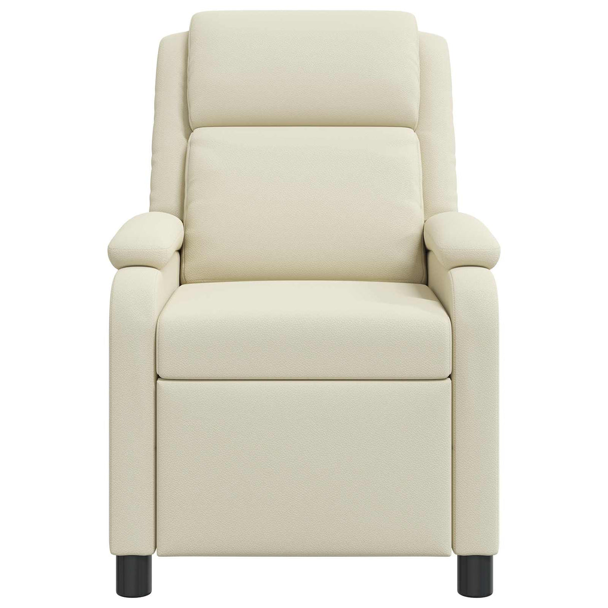 vidaXL Recliner Black Faux Leather
