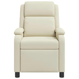 vidaXL Recliner Black Faux Leather
