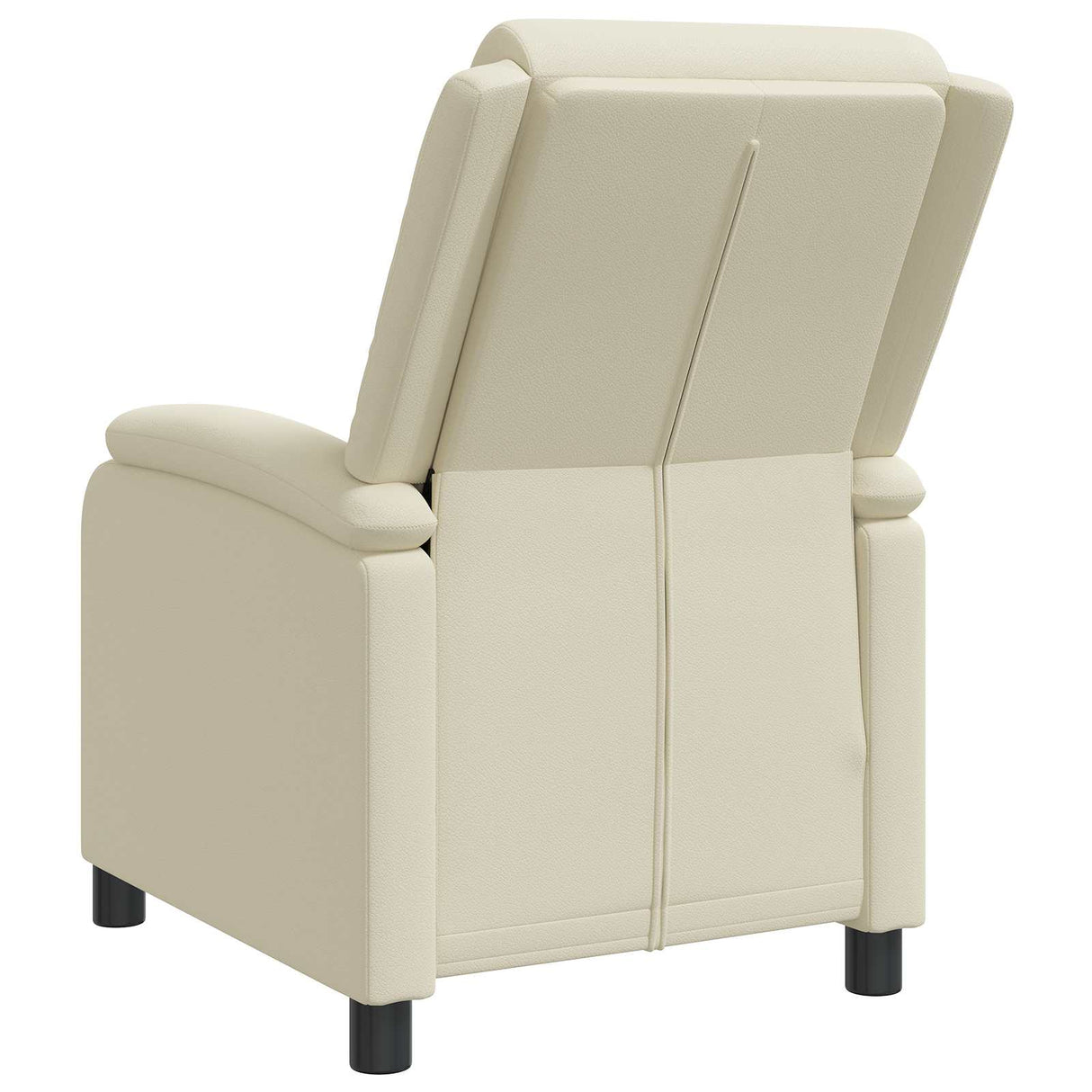 vidaXL Recliner Black Faux Leather