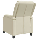 vidaXL Recliner Black Faux Leather