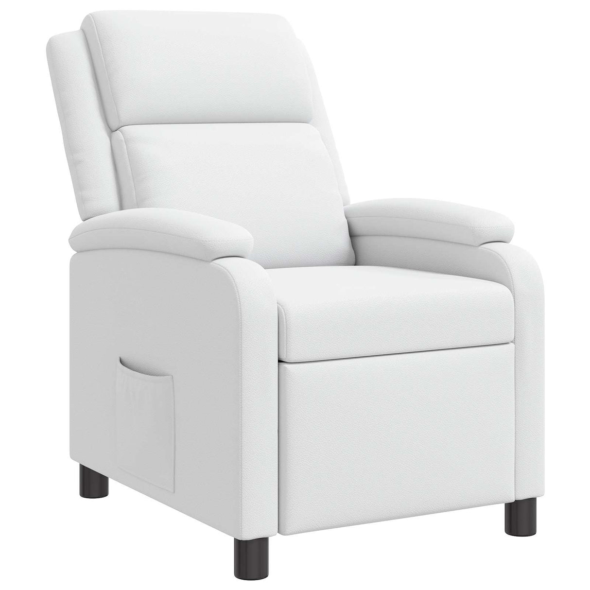 vidaXL Recliner Black Faux Leather