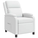 vidaXL Recliner Black Faux Leather