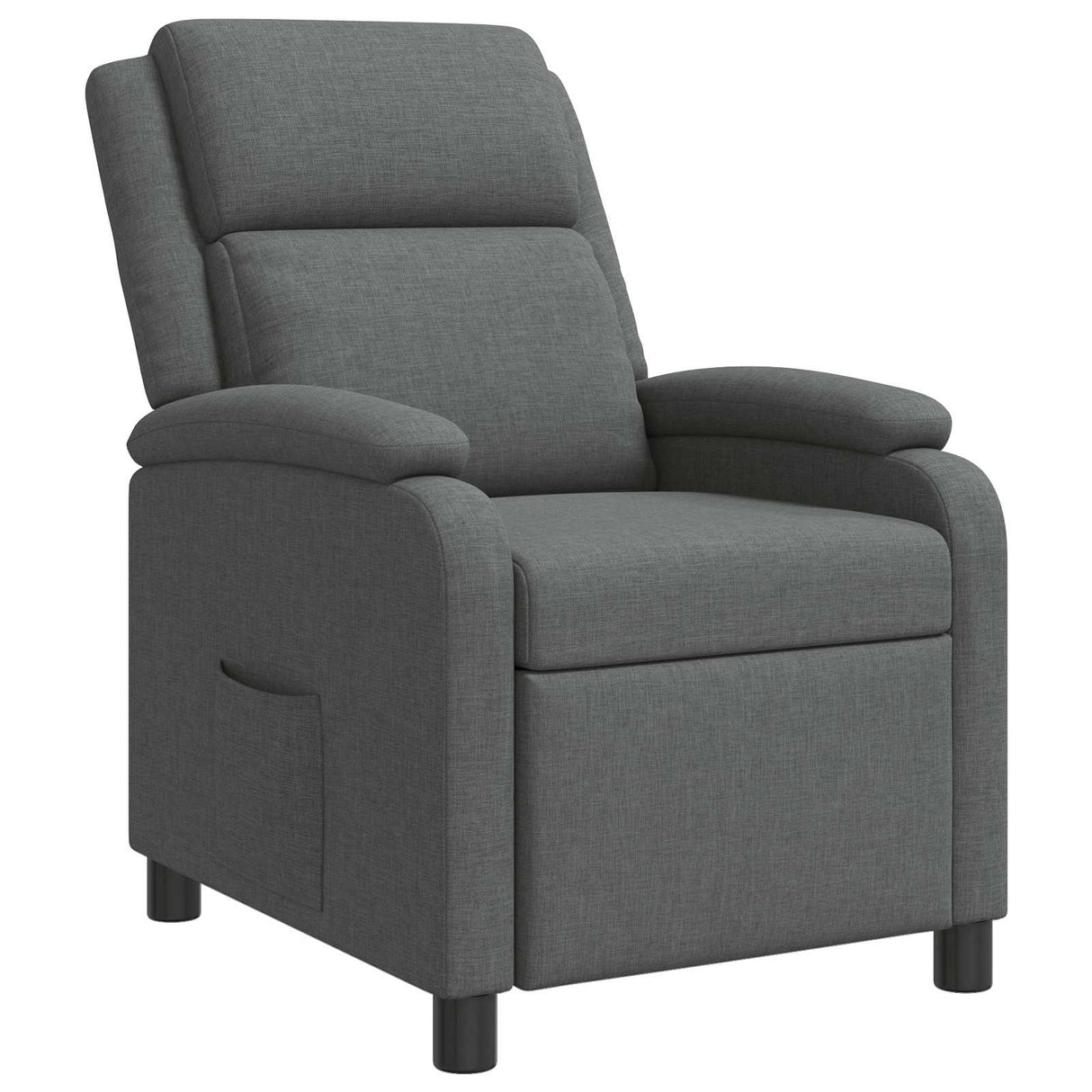vidaXL Recliner Lichtgrijs Stof