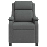 vidaXL Recliner Lichtgrijs Stof